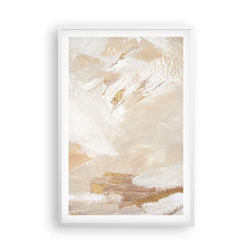 Affiche dans un cadre blanc - Poster - Composition pastel - 61x91 cm