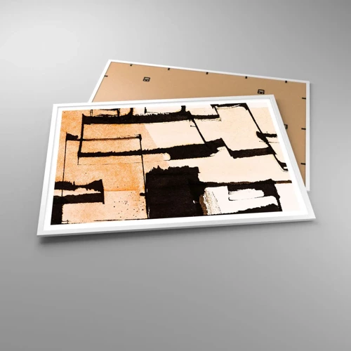 Affiche dans un cadre blanc - Poster - De l’ordre malgré tout - 100x70 cm