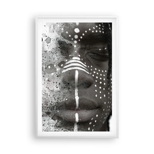 Affiche dans un cadre blanc - Poster - Découvrez l'esprit primal - 61x91 cm