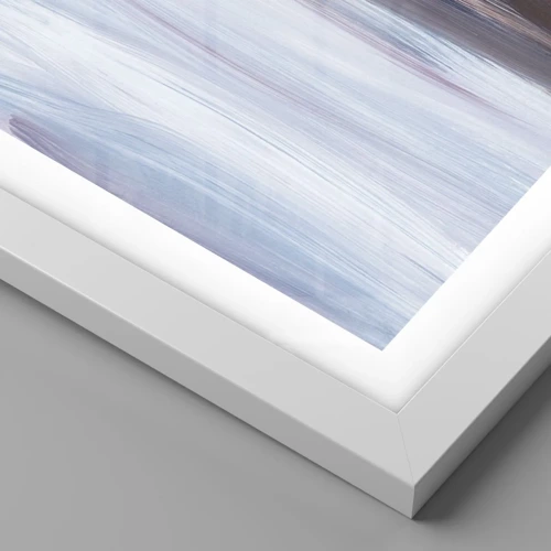 Affiche dans un cadre blanc - Poster - Éléments : eau - 30x40 cm