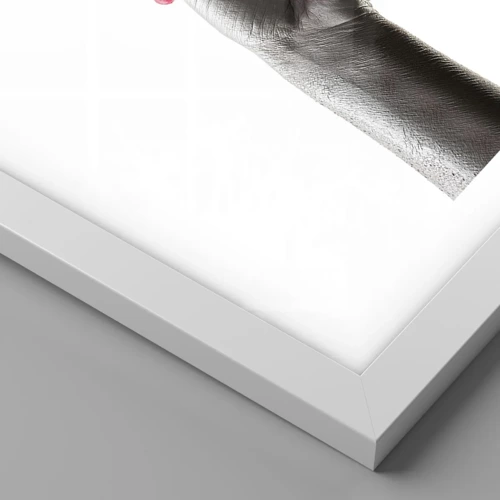 Affiche dans un cadre blanc - Poster - Ensemble, bien que différents - 100x70 cm