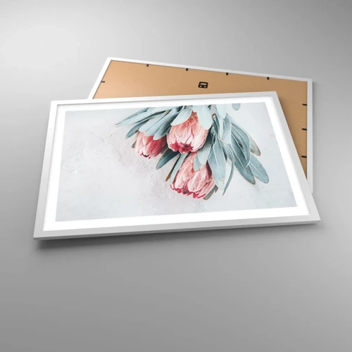 Affiche dans un cadre blanc - Poster - Honte de leur propre beauté - 70x50 cm