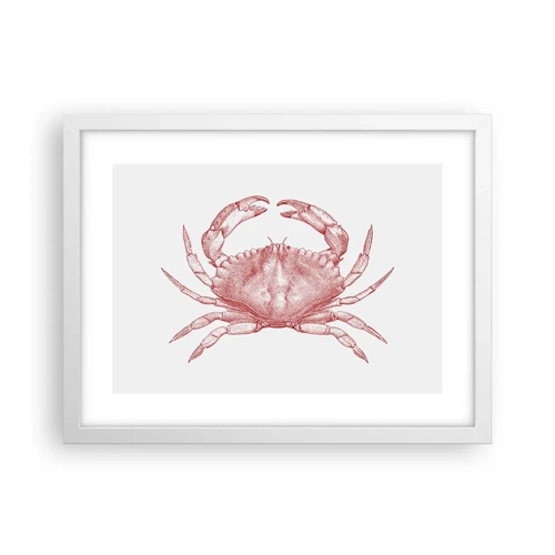 Affiche dans un cadre blanc - Poster - Le crabe des crabes - 40x30 cm