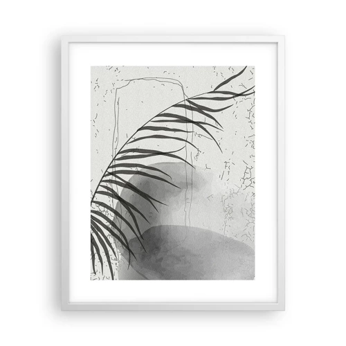 Affiche dans un cadre blanc - Poster - L'exotisme subtil de la nature - 40x50 cm