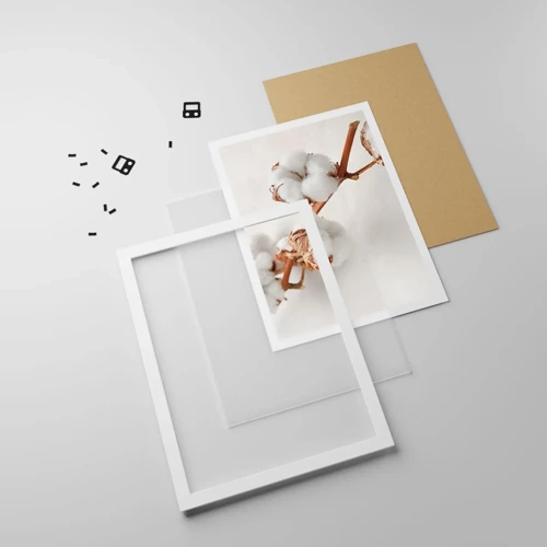 Affiche dans un cadre blanc - Poster - Seulement caliner - 30x40 cm