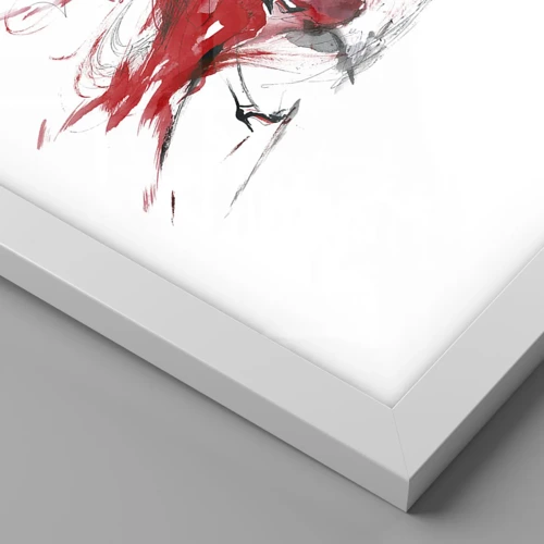 Affiche dans un cadre blanc - Poster - Tango - le rythme de la passion - 50x70 cm