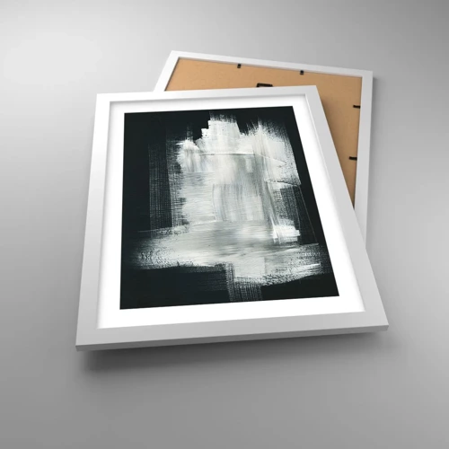Affiche dans un cadre blanc - Poster - Tissé à la verticale et à l'horizontale - 30x40 cm