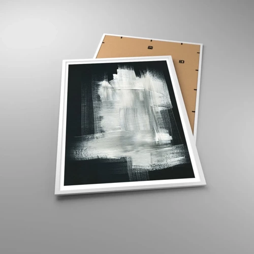 Affiche dans un cadre blanc - Poster - Tissé à la verticale et à l'horizontale - 70x100 cm