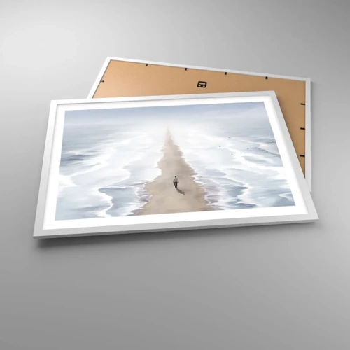 Affiche dans un cadre blanc - Poster - Un brillant avenir - 70x50 cm