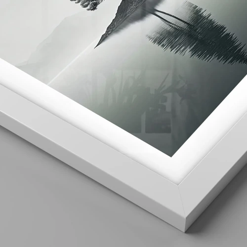 Affiche dans un cadre blanc - Poster - Un rêve somnolent - 30x40 cm