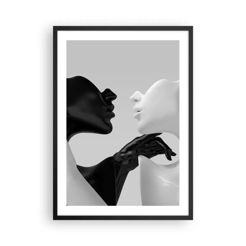 Affiche dans un cadre noir - Poster - Attraction - désir - 50x70 cm