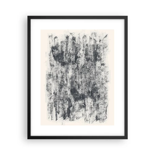 Affiche dans un cadre noir - Poster - Composition brumeuse - 40x50 cm