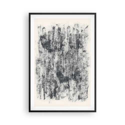 Affiche dans un cadre noir - Poster - Composition brumeuse - 61x91 cm