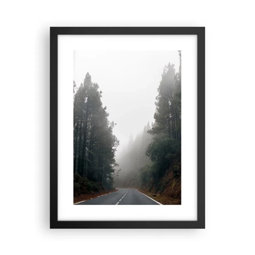 Affiche dans un cadre noir - Poster - Conte de la forêt magique - 30x40 cm