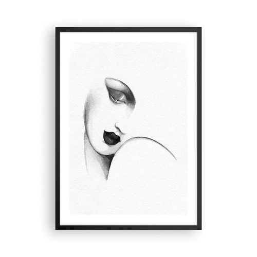 Affiche dans un cadre noir - Poster - Dans le style de Lempicka - 50x70 cm