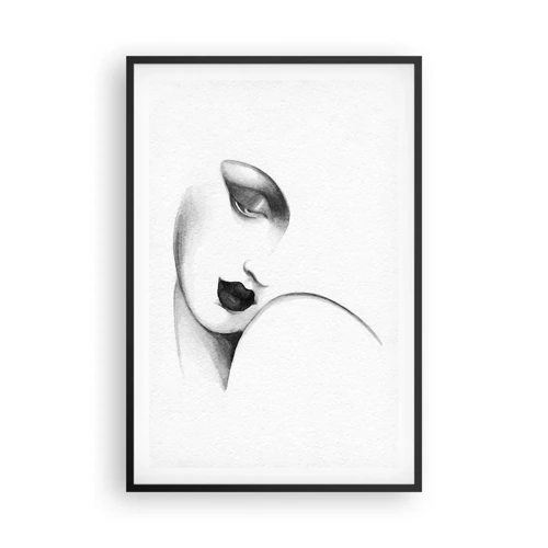Affiche dans un cadre noir - Poster - Dans le style de Lempicka - 61x91 cm