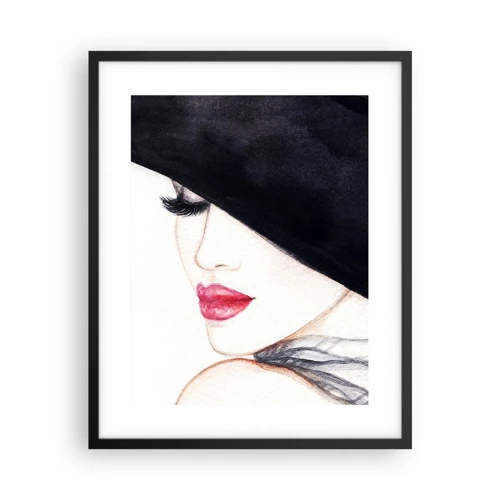 Affiche dans un cadre noir - Poster - Élégance et sensualité - 40x50 cm