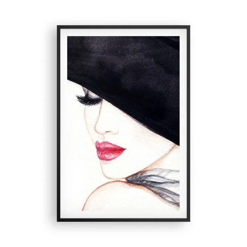 Affiche dans un cadre noir - Poster - Élégance et sensualité - 61x91 cm