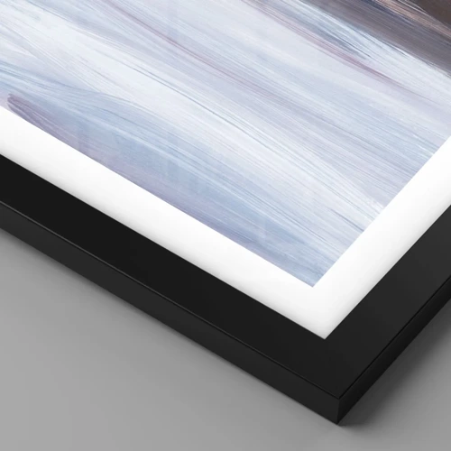 Affiche dans un cadre noir - Poster - Éléments : eau - 30x30 cm
