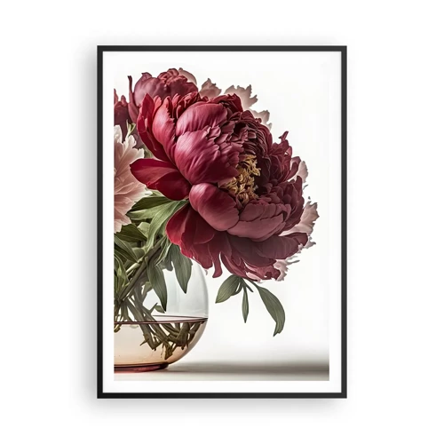 Affiche dans un cadre noir - Poster - En pleine floraison de beauté - 70x100 cm