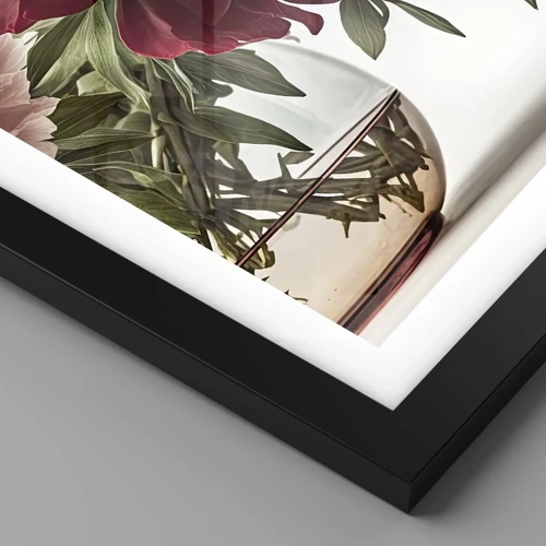 Affiche dans un cadre noir - Poster - En pleine floraison de beauté - 91x61 cm