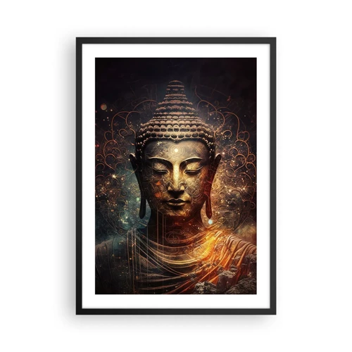 Affiche dans un cadre noir - Poster - Équilibre spirituel - 50x70 cm