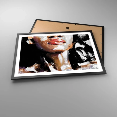 Affiche dans un cadre noir - Poster - Fierté sans préjugés - 70x50 cm