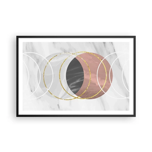 Affiche dans un cadre noir - Poster - Musique des sphères - 91x61 cm