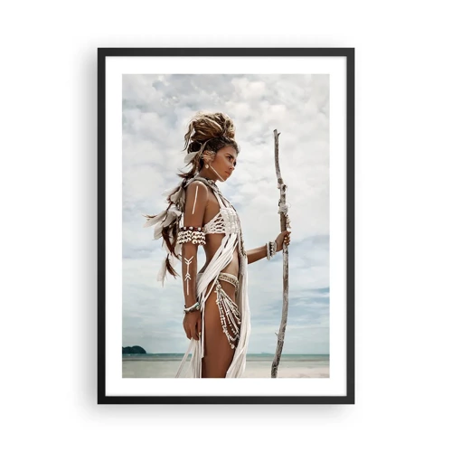 Affiche dans un cadre noir - Poster - Reine des tropiques - 50x70 cm
