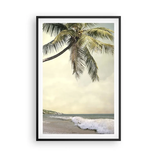 Affiche dans un cadre noir - Poster - Rêve tropical - 61x91 cm