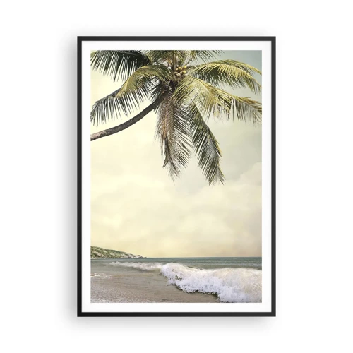 Affiche dans un cadre noir - Poster - Rêve tropical - 70x100 cm