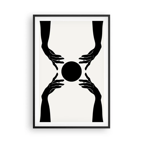 Affiche dans un cadre noir - Poster - Signe secret - 61x91 cm