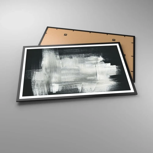 Affiche dans un cadre noir - Poster - Tissé à la verticale et à l'horizontale - 91x61 cm