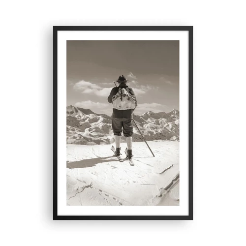 Affiche dans un cadre noir - Poster - Toutes les mêmes ces montagnes - 50x70 cm