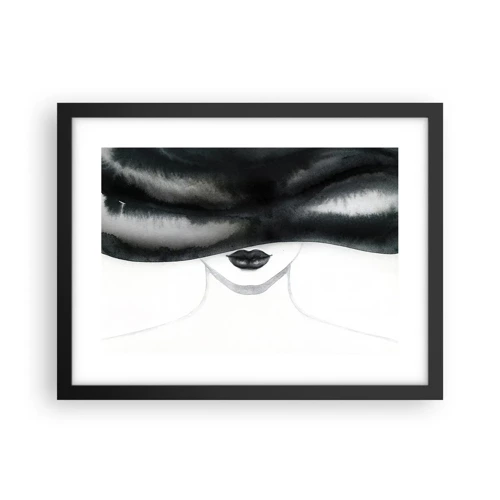 Affiche dans un cadre noir - Poster - Un mystère sensuel - 40x30 cm