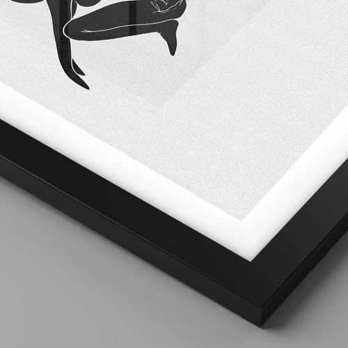 Affiche dans un cadre noir - Poster - Une âme commune - 61x91 cm