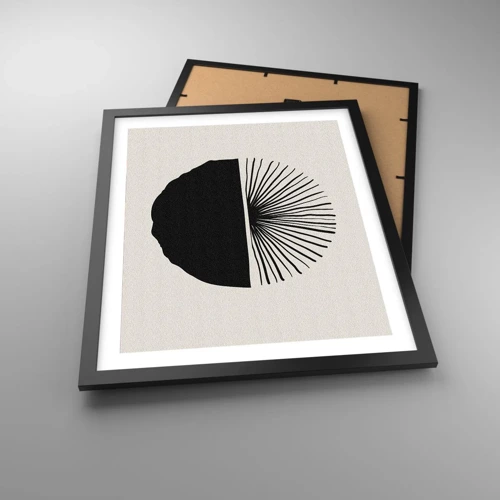 Affiche dans un cadre noir - Poster - Une gamme de possibilités - 40x50 cm