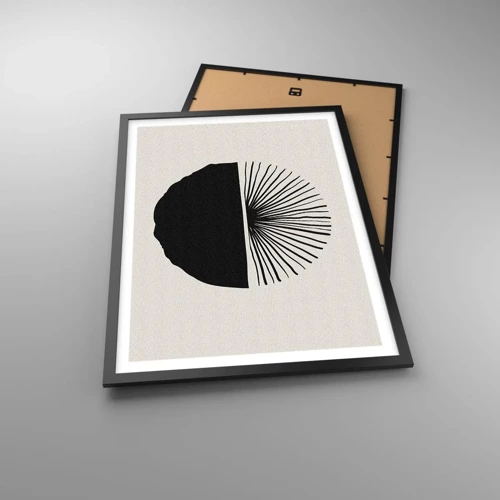 Affiche dans un cadre noir - Poster - Une gamme de possibilités - 50x70 cm