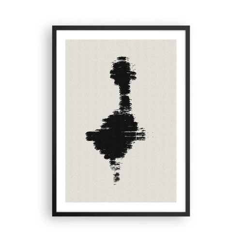 Affiche dans un cadre noir - Poster - Vibrations de l'imagination - 50x70 cm