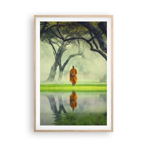 Affiche dans un chêne clair - Poster - En route vers l'illumination - 61x91 cm