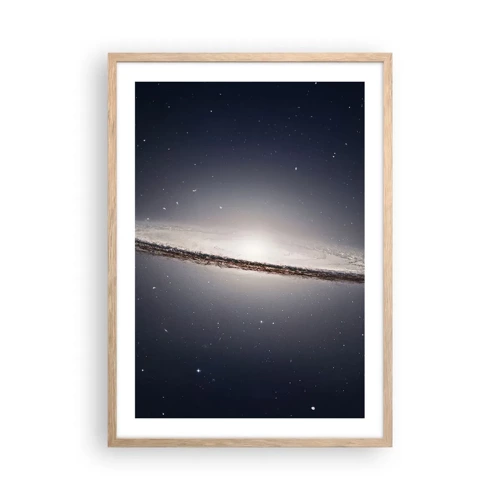 Affiche dans un chêne clair - Poster - Il y a bien longtemps, dans une galaxie très lointaine… - 50x70 cm