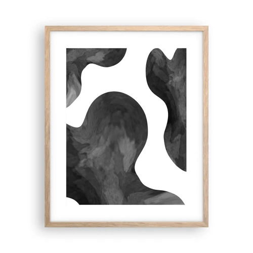 Affiche dans un chêne clair - Poster - La route du lait - 40x50 cm