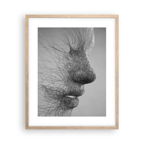 Affiche dans un chêne clair - Poster - L'esprit du vent - 40x50 cm