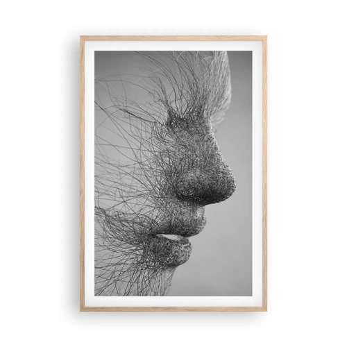 Affiche dans un chêne clair - Poster - L'esprit du vent - 61x91 cm