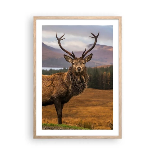 Affiche dans un chêne clair - Poster - Majesté de la nature - 50x70 cm