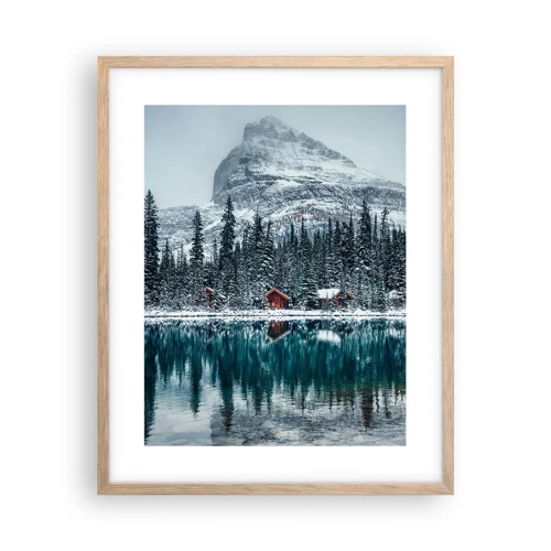 Affiche dans un chêne clair - Poster - Retraite canadienne - 40x50 cm