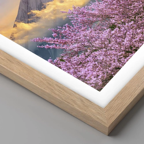 Affiche dans un chêne clair - Poster - Sainteté japonaise - 30x40 cm