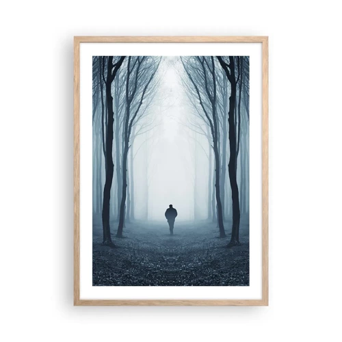 Affiche dans un chêne clair - Poster - Tout est simple et clair - 50x70 cm