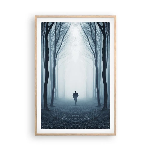 Affiche dans un chêne clair - Poster - Tout est simple et clair - 61x91 cm