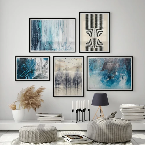 Blue space - Inspiration pour le salon